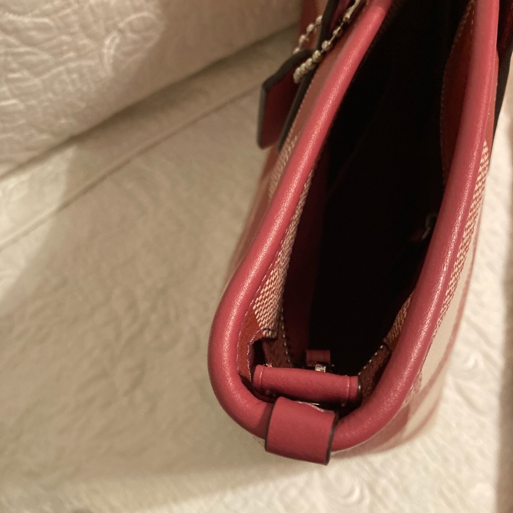 *** SOLD SOLD SOLD ***NWOT-COACH GINGHAM TOTE- signature - Picture 12 of 16